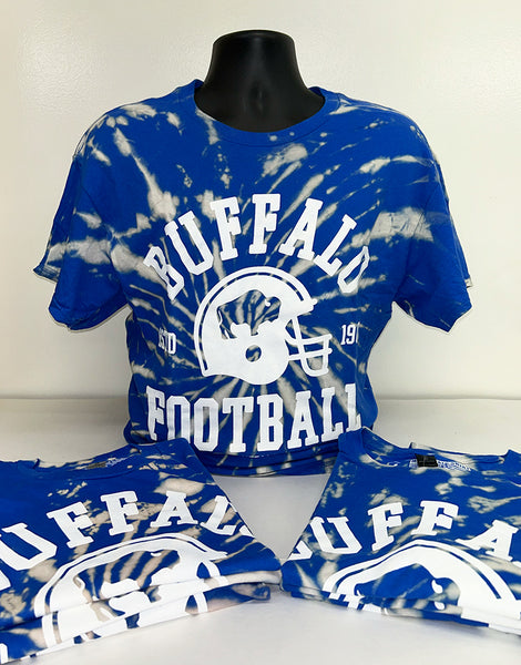 T-shirt Fan Smack Apparel Buffalo Football – Royal – 100% Coton – Tailles S-5XL – Cashers De Tables