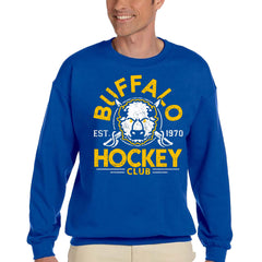 Buffalo Hockey Club (ROYAL) Adult Unisex CREWNECK