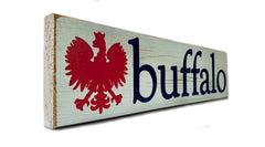 Buffalo Polish rustic sign