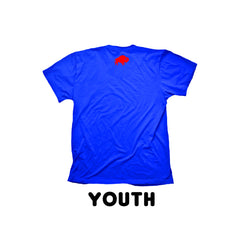 BUFFALO X-SMILEY (ROYAL) *YOUTH* t-shirt