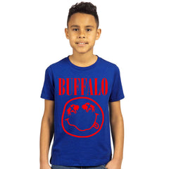 BUFFALO X-SMILEY (ROYAL) *YOUTH* t-shirt