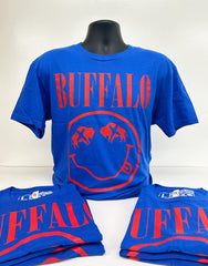 BUFALO X-SMILEY (ROYAL) t-shirt