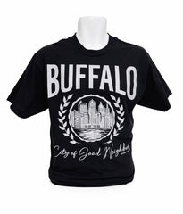 City of Good Neighbors (BLACK) Adult unisex t-shirt