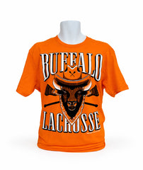 Buffalo Lacrosse Cowboy Buffalo unisex t-shirt