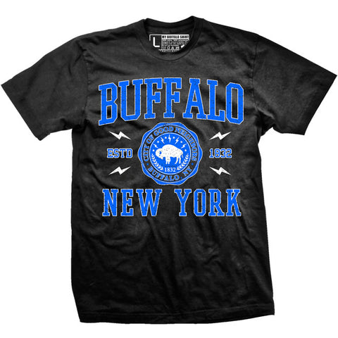 Buffalo, New York City of Good Neighbors crest t-shirt