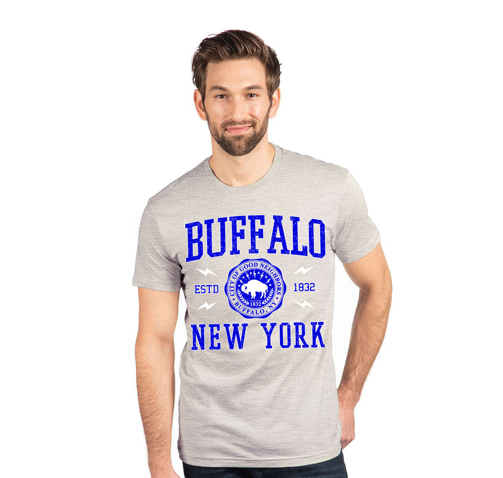Buffalo, New York City of Good Neighbors crest t-shirt – My Buffalo Shirt