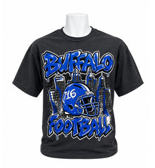 Buffalo Football Graffiti 716 Adult unisex  t-shirt