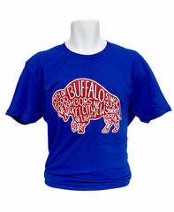 Buffalo Nicknames Adult unisex t-shirt