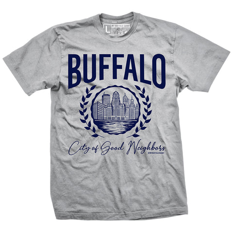 City of Good Neighbors (Heather Grey) Adult unisex t-shirt