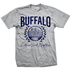 City of Good Neighbors (Heather Grey) Adult unisex t-shirt