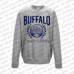 City of Good Neighbors (Heather Grey) unisex Adult CREWNECK sweatshirt