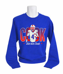 COOK Adult unisex CREWNECK sweatshirt