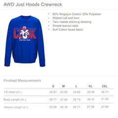 COOK Adult unisex CREWNECK sweatshirt