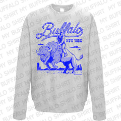 Buffalo Wrangler Adult CREWNECK sweatshirt