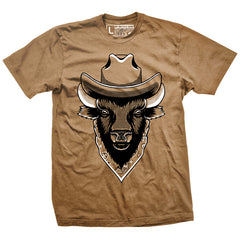 Cowboy Buffalo Adult unisex t-shirt
