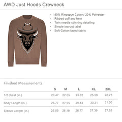 Cowboy Buffalo Adult Unisex CREWNECK