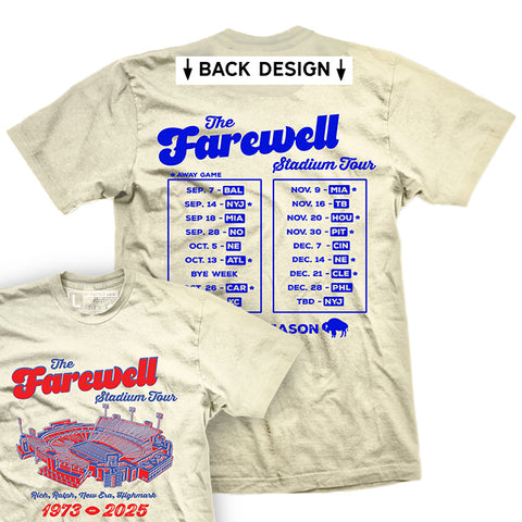 Farewell Stadium Tour (NATURAL) t-shirt