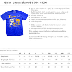 Buffalo Hockey Pennant collage t-shirt (ROYAL)