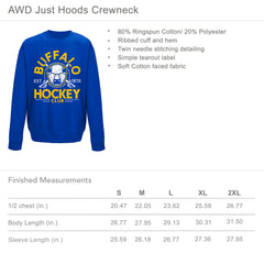 Buffalo Hockey Club (ROYAL) Adult Unisex CREWNECK