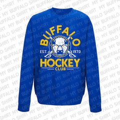 Buffalo Hockey Club (ROYAL) Adult Unisex CREWNECK