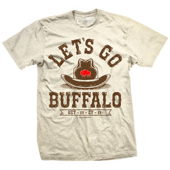 Let's Go Buffalo Cowboy Hat Adult unisex t-shirt
