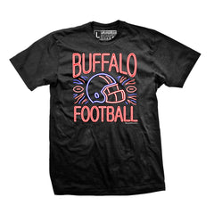 Neon Buffalo Football Adult unisex t-shirt