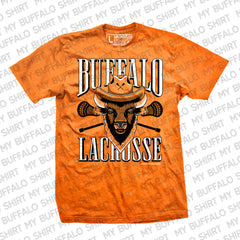 Buffalo Lacrosse Cowboy Buffalo unisex t-shirt