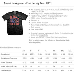 Neon Buffalo Football Adult unisex t-shirt