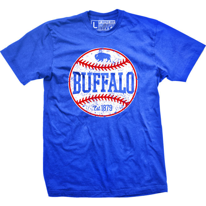 Retro Buffalo Baseball Royal t-shirt – My Buffalo Shirt