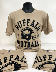 Buffalo Football retro TAN t-shirt