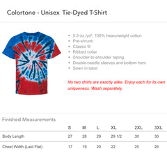 Buffalo Lacrosse TIE-DYE (Sticks) t-shirt