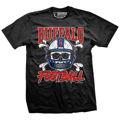 Buffalo Football Skull t-shirt