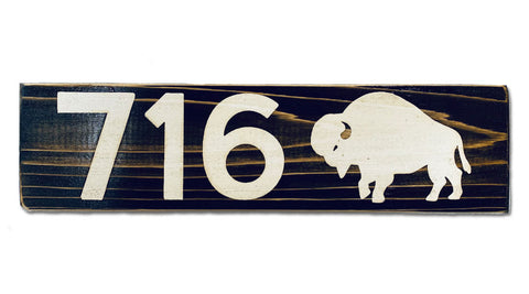 716 Buffalo v2 rustic sign