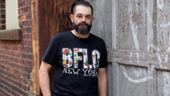 BFLO tattoo (Heather Black) t-shirt