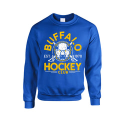 Buffalo Hockey Club (ROYAL) Adult Unisex CREWNECK