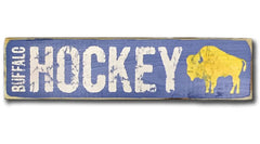 Buffalo rustic wood signs