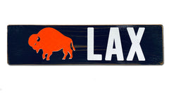 Buffalo Lacrosse rustic sign