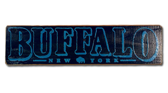 Buffalo, New York rustic sign