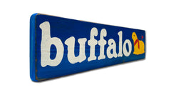 Buffalo butter lamb rustic sign